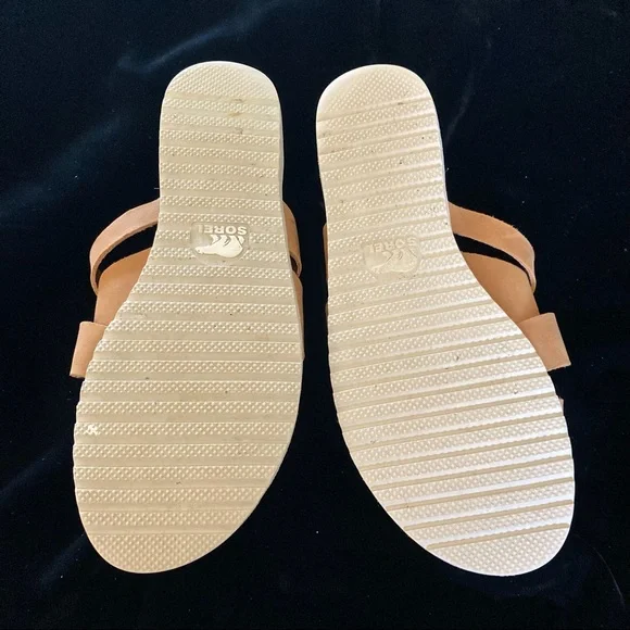 Woman size 8 Sorel leather slides/sandal - Picture 4 of 4